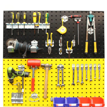 盛富永 工具挂板墙面收纳洞架方孔挂板挂钩工具挂架 挂板方孔1500*500厚1.5mm ZB2477