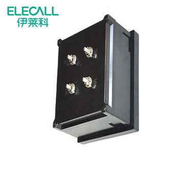 伊莱科(ELECALL)三相交流指针式功率因数表 120*120相位表 42L6 黑色 100V/5A