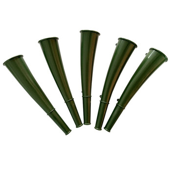 军星熠 17cm 牛角喇叭 应急求生信号哨塑料 绿色