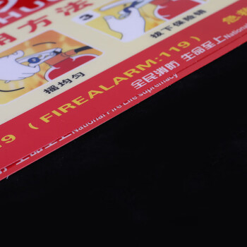 飞尔（FLYER) 使用说明提示贴 15×40cm