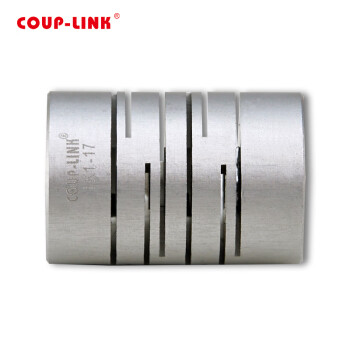 COUP-LINK 卡普菱 弹性联轴器 LK1-15(15.5X23) 铝合金联轴器 定位螺丝固定平行式联轴器