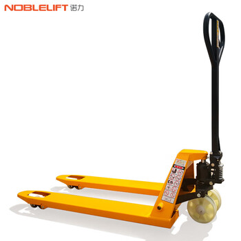 诺力（NOBLELIFT）叉车手动液压搬运车轻型地牛手拉车DF1.68吨外宽550叉长1150MM尼龙轮