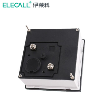 伊莱科(ELECALL)直通式交流电流表 机械指针式电流表直通式交流电表CP-96 黑白色 2A