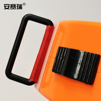 安赛瑞 加厚款盒装警示隔离带（禁止通行）可重复使用锦纶盘式警戒带盒装锦纶隔离带13876