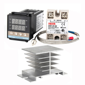 匡建仪表（CONJANT）温控器＋热电偶＋40DA固态/感温线 智能温控套餐 温控器+热电偶+10DA固态 