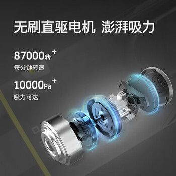 KARCHER德国卡赫 商用无线小型手持吸尘器随手吸VCH 2s