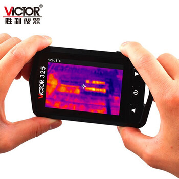 胜利仪器（VICTOR）红外热成像仪手持高清红外线热像仪地暖检测仪 VC325 标配现货