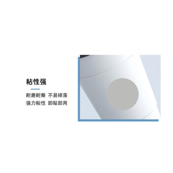 飞尔（FLYER）不干胶分类记号贴 彩色圆点贴 圆点标签颜色贴纸【银色 20MM 一张54枚】50张起批