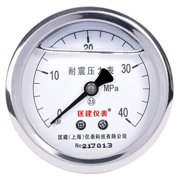 匡建仪表（CONJANT）YTN-60Z 耐震压力表轴向气压表水压表 M14*1.5螺纹 0-40mpa 