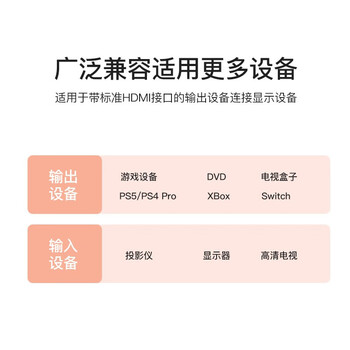 悟印像 HDMI线2.0版 3D/4K数字高清线 10米视频线工程级数据线 笔记本电脑机顶盒连接电视投影仪显示器