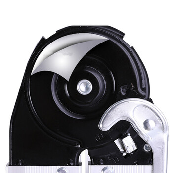 谋福9318多功能铝合金折叠梯子人字梯伸缩工程梯 【 加厚四折五步关节梯（4*5）】带滑轮