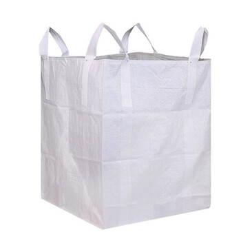 飞尔（FLYER）吨袋 工业吨包袋 加厚耐磨吊袋 承重1.2吨集装袋 四吊上开下平100x100x120cm【FLJD254】