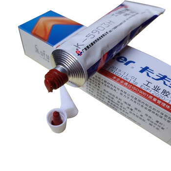 卡夫特（kafuter）K-5903H 高耐热型有机硅粘接密封胶 红色膏状 100克/支
