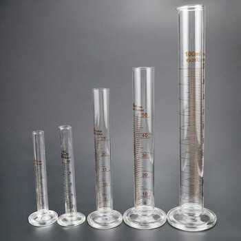 冰禹 BY-7005 加厚玻璃量筒 化学器材 化学实验室玻璃刻度量筒 10mL