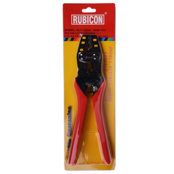罗宾汉（RUBICON）棘轮式压接钳RLY-1016(1.25-14mm²)迷你YO裸端子冷压线钳子 10寸245mm