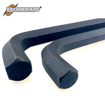 美国波顿(BONDHUS)英制加长平头内六角扳手（12129）进口五金工具套装公制 英制1 1/2 长度514mm