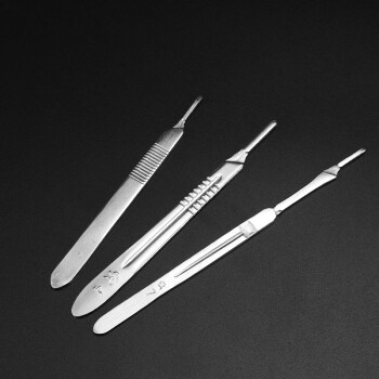 冰禹 BY-3143 实验室生物解剖器 不锈钢昆虫解剖针解剖 实验室用品器材工具套装 标本制作镊子 四件套