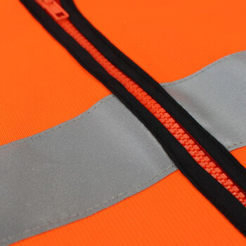 求同RX-51环卫马甲工作服反光衣劳务马甲物业交通公路施工反光背心 RX-51 荧光橙 L