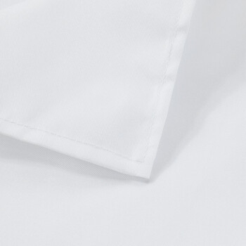 星工（XINGGONG）酒店厨房餐厅半截纯白围腰群防污无袖半身围裙 1个 围裙白色 均码