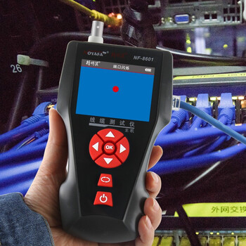 精明鼠（NOYAFA）  NF-8601W  寻线仪长度测线仪断点测试仪PING测试POE测试带8个远端  1年维保