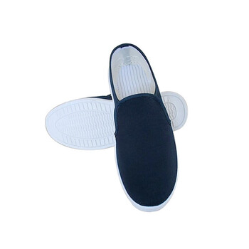 安小侠 防静电鞋无尘鞋电子工厂男女款车间防静电中巾鞋工作鞋透气 pvc蓝色 37