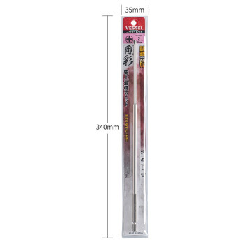 VESSEL威威带磁单头批嘴GS162300细杆十字螺丝刀 PH2X300mm 1支装