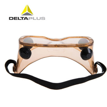 代尔塔 101100 透明PC防化护目镜 防冲击防尘防喷溅间接通风眼罩