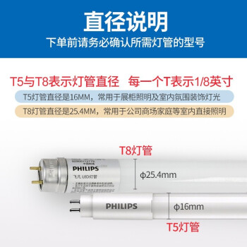 飞利浦（PHILIPS）照明企业客户 T8三基色日光灯管荧光灯管 TLD 30W 6500K 白光0.9米 30W/865 整箱25支 