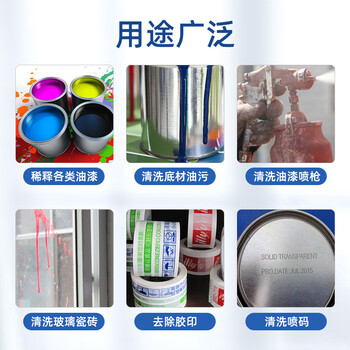 千居美 通用稀释剂 稀料香蕉水天那拿水 去胶印油漆油污墨字迹清洗剂美术助剂可清洗画具 2.4KG