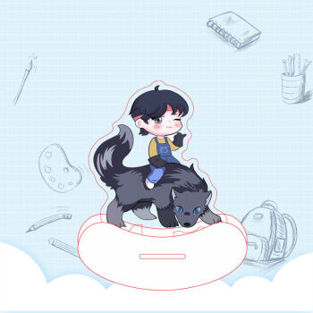 tnt时代少年团马嘉祺宋亚轩刘耀文卡通q版摇摇乐立牌周边纸玫瑰可爱