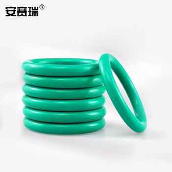 安赛瑞 氟胶o型圈密封圈1235-76o型圈 FKM氟橡胶密封胶圈 绿色 外径23×1.5mm 500个装 24311