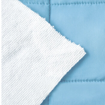 者也（ZYE) 无尘清洁抹布 聚酯纤维除污布 耐磨耐用无尘丝光毛巾 蓝色30*30cm