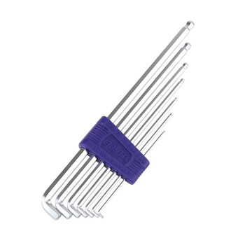 日本EIGHT-EX百利内六角扳手套装短尾加长球头进口工具 TTR-S8 TTR-S8 铬钒合金钢 现货