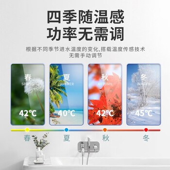 志高（CHIGO）即热式电热水器变频速热式7500W智能恒温小厨宝超薄免储水家用出租房集成洗澡功率可调   KBR-L75 