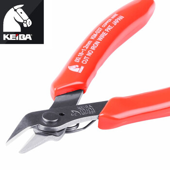 KEIBA马牌KM-037 斜口钳日本进口斜嘴钳微型精密电子钳斜咀剪线钳 KM-037 其他