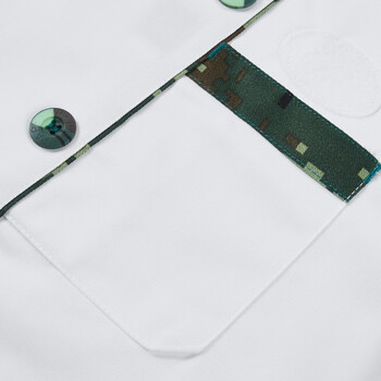 星工（XINGGONG）厨师服短袖双排扣工作服蛋糕店酒店饭店工装  4XL码