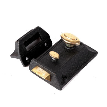 驼铃纵横 AQQJ00457 老式房门锁双保险锁二保险木门牛头锁弹子门锁 牛头锁