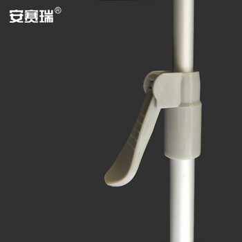 安赛瑞 海报框架 A4台式可调节高度 铝合金杆与不锈钢底座 白色26061