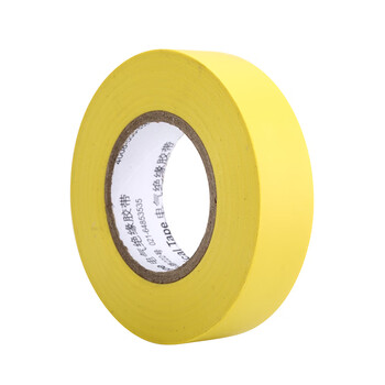 3M 无铅电气（电工）绝缘胶带 1600# 汽修家装耐磨 18MM*20M*0.15MM 黄色 定做 10个装