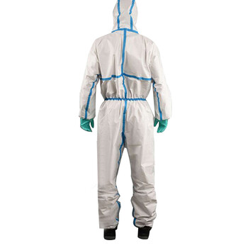 谋福CNMF一次性防护服 防尘防护服防水全身防护隔离衣【特防认证】【高等级顺丰直发:10个起】
