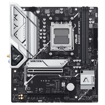 华硕B650M-AYW WIFI 哎呦喂主板 支持DDR5 CPU 7700X/7600X/7500F (AMD B650/socket AM5)