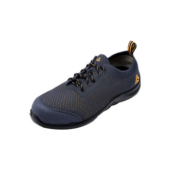 代尔塔 (DELTAPLUS)301228 劳保鞋防砸防刺穿防静电安全鞋透气耐油灰橙色40码1双装DKH