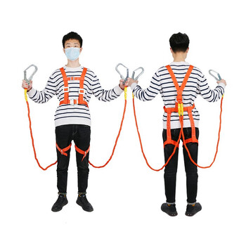 安惠（ANHUI）全身式安全带双大钩 五点式国标安全带 高空作业安全带 永安 定做 1条