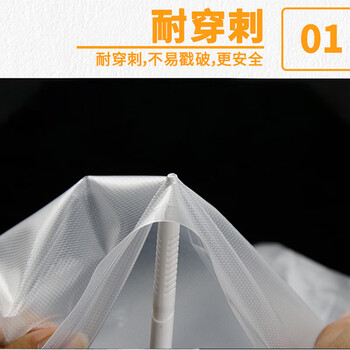 联嘉 透明塑料袋 真空包装袋 真空纹路袋 15cm×25cm×19丝1000个