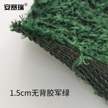 安赛瑞 仿真草坪 人造塑料假草坪2×10m 15毫米军绿 700584