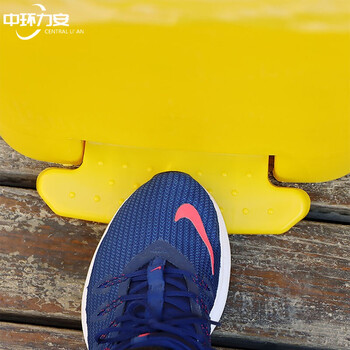 中环力安【40L】加厚医疗摇盖 垃圾桶医院 黄色垃圾箱 带盖废物收纳桶