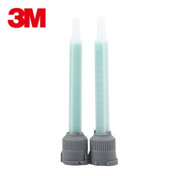 3M Scotch-Weld EPX 双组份混合胶嘴 1:1;2:1;48.5ml;50ml 螺旋管AB胶 绿色【5支】