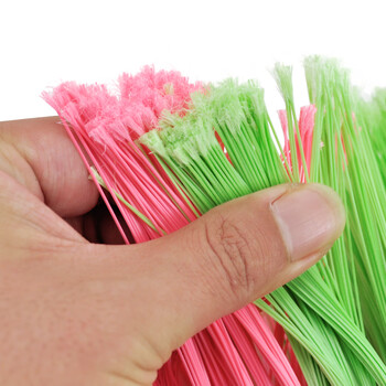 兰诗（LAUTEE）618-Y 环卫物业扫把笤帚 斜杆宽头硬毛木柄扫把-10个装