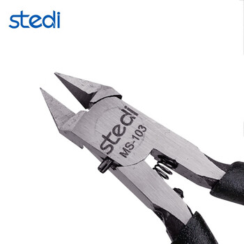 司特力 stedi高达模型剪钳进口模型水口钳超薄单刃模型剪切钳精密塑料模型拼接水口钳模型钳MS-103