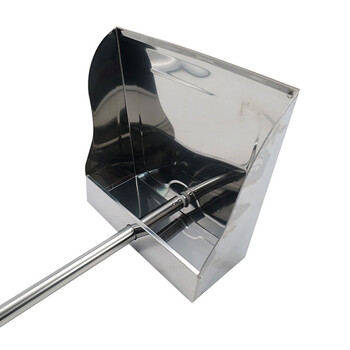 冰禹 BYlf-93 不锈钢垃圾铲 簸箕 商超簸箕 学校垃圾铲 大号A型10个